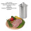 Edelstahl Fleischpresse Thermometer 548.00g 4