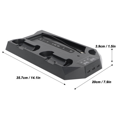 DE UHD Supporto di raffreddamento silenzioso 35.7x20x3.9 cm Sottile 1