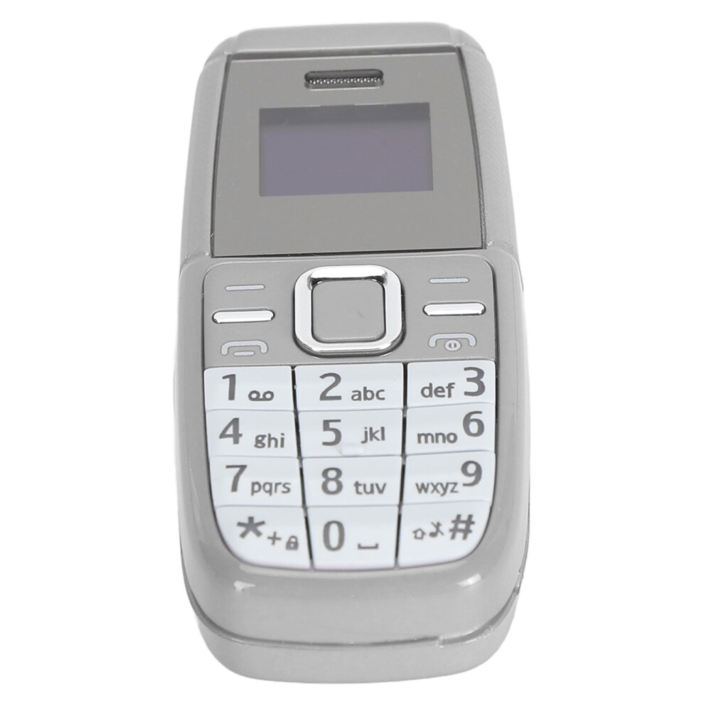 Mini Dual Sim Phone: 2G Gsm Voice Changer Bt Music Player Grey