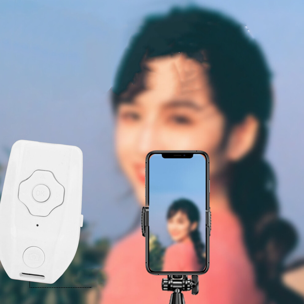 Bluetooth Remote Page Turner, Rechargeable, 36G White 8381335725052
