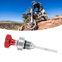 4,3 Zoll Aluminiumlegierung Ölmesstab Messgerät für 125CC ATV Roller Motorräder Rot