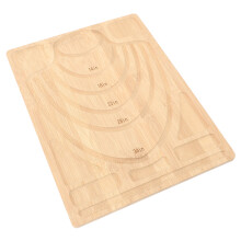 Planche à perles pour bijoux en bambou 38x29 cm, 1 pièce