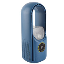 Vaneles Tischventilator 6 Geschwindigkeitsstufen USB Tischventilator LED-Licht Multifunktionaler tragbarer Schreibtischventilator für Büro