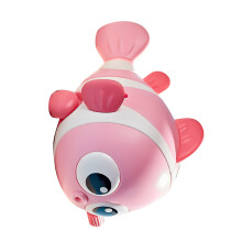 Juguete mecánico rosado de dibujos animados - Cola de pez de cuerda