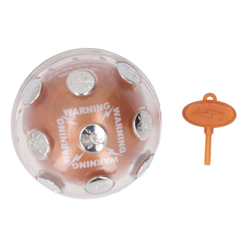 Boule d'électrochoc dorée 7x7x7 cm 2xAAA (non inclus) 2