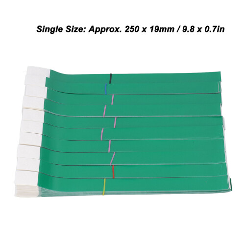 Bracelets jetables 1000 pièces 250x19mm verts 1
