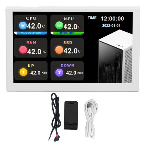 Écran USB IPS mini 5,0 pouces 800x480 blanc 2