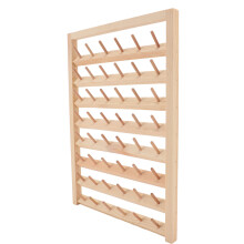Range-bobines en pin naturel pour 48 bobines de fil 34x41 cm