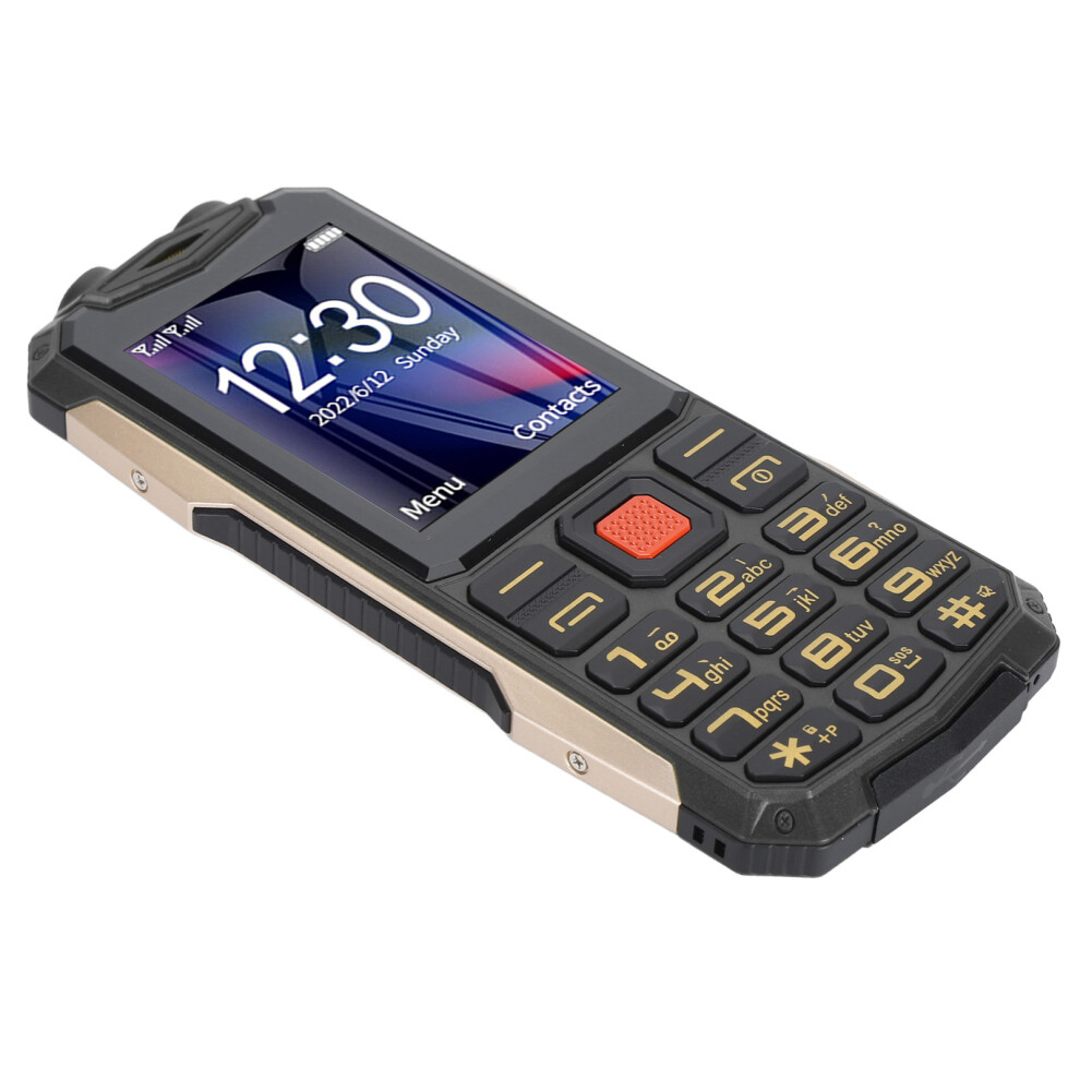 Elderly 2G Mobile Phone 4800Mah 2.6" Slim Dual Sim Sos Black 4681335737159