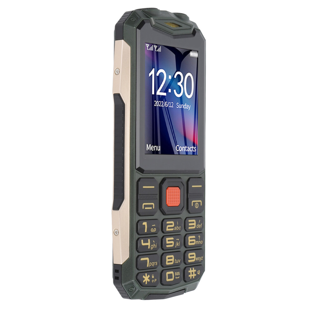 Elderly Mobile Phone 2G 4800Mah 2.6" Slim Dual Sim Sos Green 7901335737230
