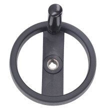 Volante de mano con agujero central de 16 mm, diámetro de 160 mm, con 2 radios