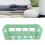 Bathroom Floating Shelves Plastic Wall Mounted Storage Rack Rectangular 3