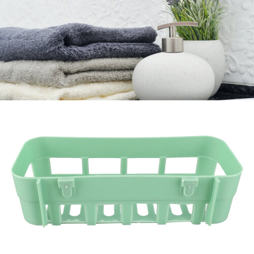 Estante flotante rectangular de plástico para baño de 450 g 2