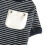 Camicia a righe per cane in cotone - Taglia M, Blu/Bianco 6