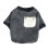 Camicia a righe per cane in cotone - Taglia M, Blu/Bianco 2