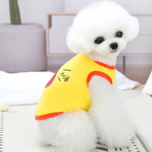 Camiseta sin mangas para cachorro - Tomate M Algodón, Fruta 2
