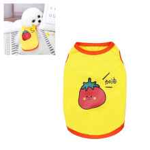 Tomato M Canotta senza maniche con stampa di frutta per cucciolo