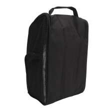 Schuhaufbewahrungstasche aus Nylon, große Kapazität, tragbare Reiseschuhbeutel für Reisen, Outdoor-Camping, Wandern, Schwarz