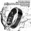Smart-Ring Typ 10 20 mAh 69 g Schwarz BT5.1 3