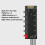 Hub 2-en-1 ARGB PWM 93x40mm, câble de 60 cm, PCB 7