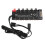 Hub 2-en-1 ARGB PWM 93x40mm, câble de 60 cm, PCB 15