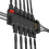 Hub 2-en-1 ARGB PWM 93x40mm, câble de 60 cm, PCB 1