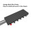 Hub 2-en-1 ARGB PWM 93x40mm, câble de 60 cm, PCB 10