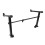 Support de clavier à deux niveaux, rack en forme de L 42-75 cm 15
