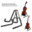 Supporto pieghevole per ukulele - metallo, cuscinetto in spugna 5