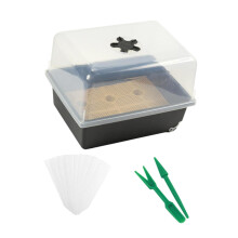 Seedling Tray Large Capacity Lightweight Propagation With Humidity-Vented Dome For Soil Germination Of Seedlings