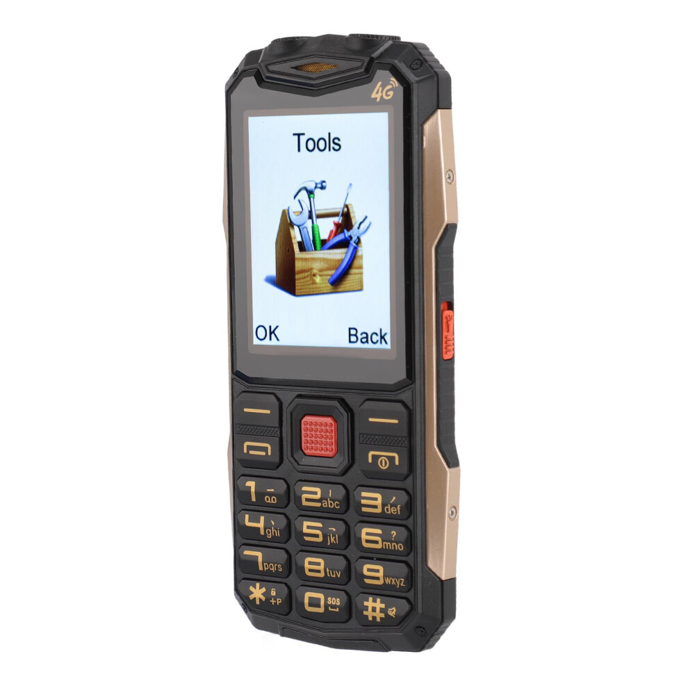 Big Button Mobile Phone 4800Mah Dual Sim 2.6" For Elderly Seniors Black 9341335748047