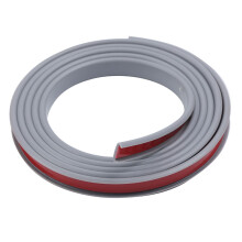 Silicone Rubber Weather Strip U-Shape Channel Design Seal Strip for DIY Projects Grey 10 Metres