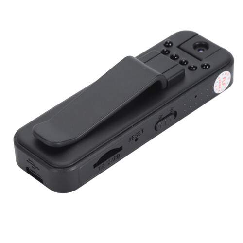 Caméra vidéo de poche 64 Go 1080p Noir 140 objectif