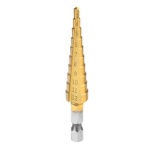 HSS Drill Bit 4-32 mm, Hex Shank, Step Cone Drill For Metal And Wood, High Speed Steel