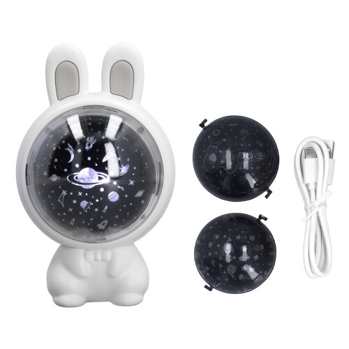 Proyector Rabbit Star 1200mAh|96x95x156mm|Blanco 1