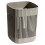 Large Grey Plastic Wastebasket 29.5x22.5x22.5cm Open Top Trash Bin 11