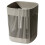 Large Grey Plastic Wastebasket 29.5x22.5x22.5cm Open Top Trash Bin 3