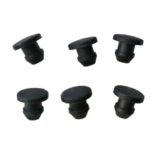 Rubber End Caps For Tubing Connector Cover 5 Pieces Black T Type Plug Cover Snap Seal 9mm 3mm 5.5mm 8mm