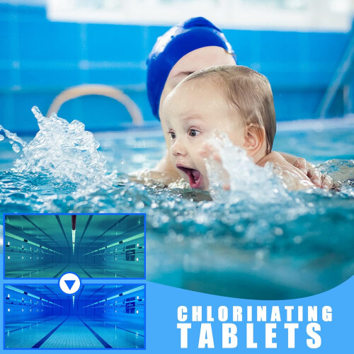 Crystal Clear Pool Cleaning Tablets, RefreshPool Quick Pool Cleaning Tablet, Magic Pool Cleaning Tablet, 3-Piece Set 1