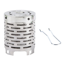 Outdoor Gas Heater Covers Stainless Steel, Portable Warmer, Small Cap Style, Steel Color