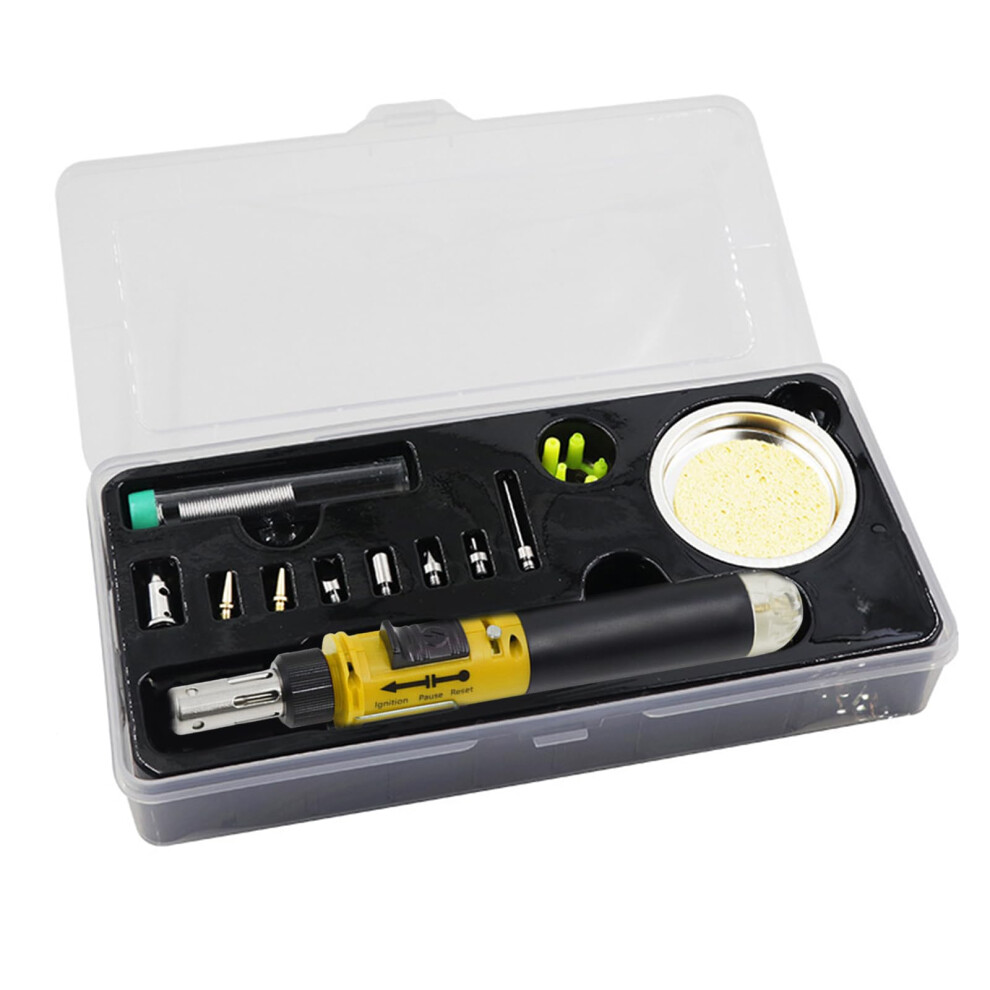 Cordless Butane Soldering Iron And Welding Pen Tool 1300C Hand Lamp For Electronics Soldering Yellow 6947110870465