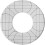 Circle Templates Set of 5 - Quilting Frame Compatible, Sewing Ruler, Low-Profile Handle, Stitched Needle Template 3