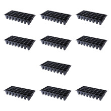 Seedling Tray Set Of 10, PP Material Multifunctional 54x28 cm, 32-Grid Propagation Tray For Plant Transplanting