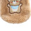 Pullover per cane in peluche marrone, taglia M, caldo 8
