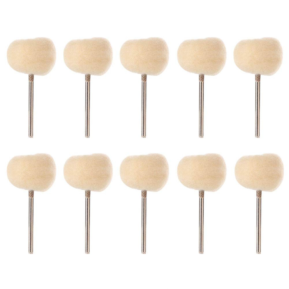 Polishing Tool 2.35Mm Wool Buffing Discs, 10-Pack, Rotary Tool Accessories For Deburring Rust Oxidation Dust Removal 6493810523489