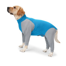Tuta da casa per cane XL 4-zampe Blu Grigio