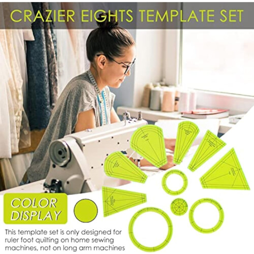 Quilting Template Ruler Set Patchwork Templates for Sewing Quilt Cutting Tool and Garment Design 2