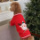 Hund Weihnachtspullover Rot-Elch Größe M Warmes Polyester 11