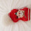 Hund Weihnachtspullover Rot-Elch Größe M Warmes Polyester 10