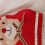Hund Weihnachtspullover Rot-Elch Größe M Warmes Polyester 8